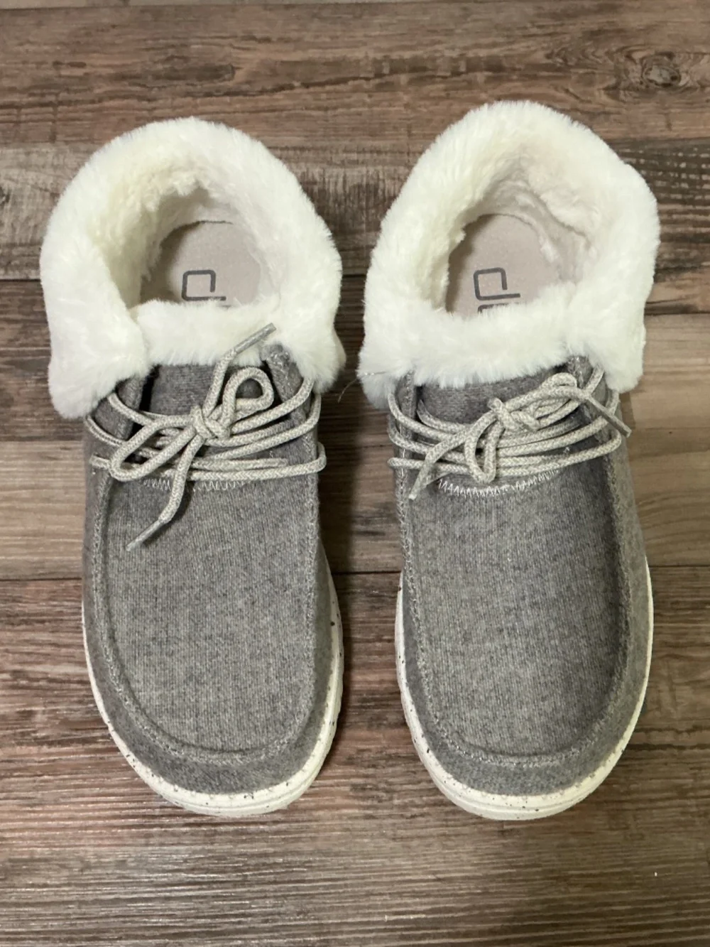 Hey Dude Britt Faux-Fur Lined Ankle Booties - 9